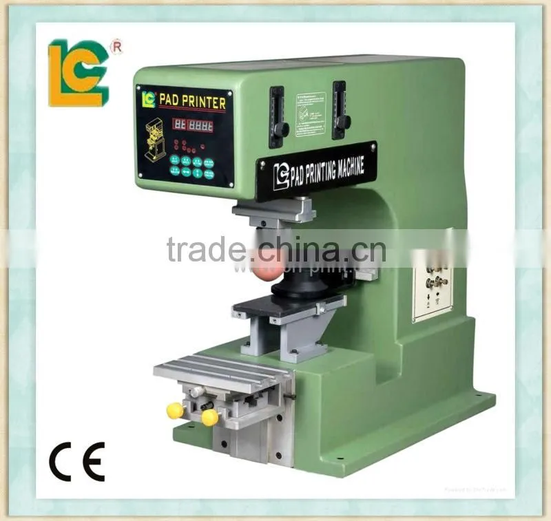 China LC Mini Sealed ink Cups Pad Printing Machine LC-TP1-100T