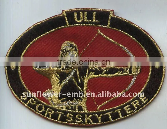 Embroidery sport patch