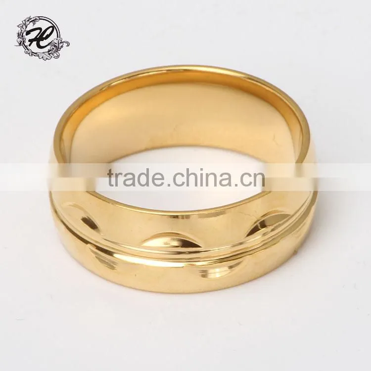Titanium 316l stainless steel engagement rings with stones brushed stainless steel Wedding ring