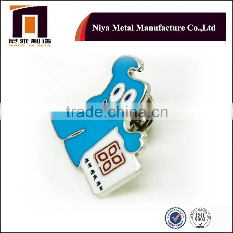 Attractive and Durable Blue Exhibition / Mascot Lapel Pin