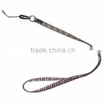Promotional 2015 hot sell mobile phone tube lanyard