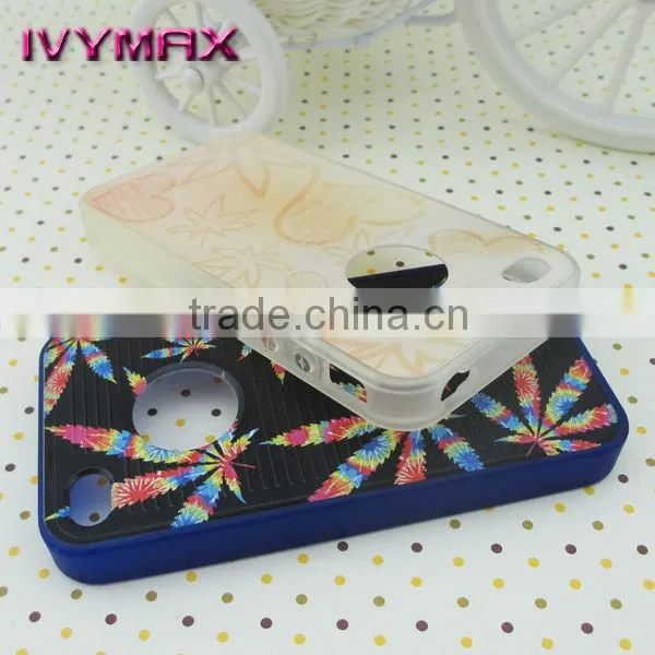 Factory wholesale mobile phone pc and tpu case for iphone 4