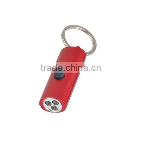 Aluminum 3 LED Keychain Light