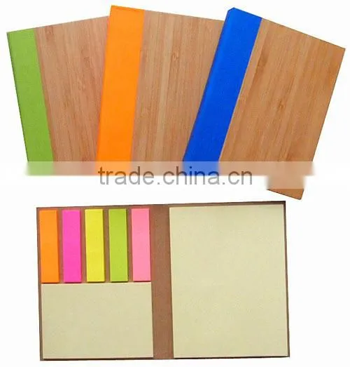 Eco-friendly wooden notebook