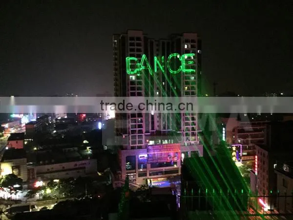 40W RGB DJ club light/ DMX beam animation stage dj laser full color outdoor