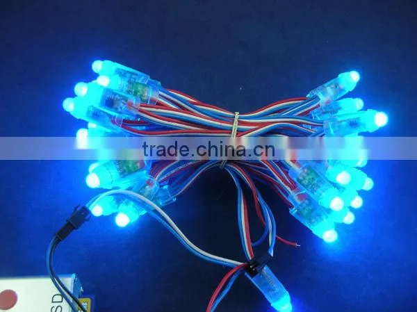 12mm WS2811 led pixel string module,DC5V input,50pcs a string;round shape