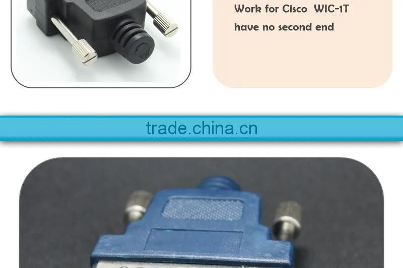 Dark blue for cisco WIC-1T V35 male loopback adpater
