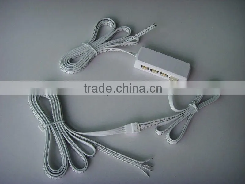 New 4-Pin LED PCB Connector Adapter 4 way junction boxes For 5050 LED RGB Strip Connectors