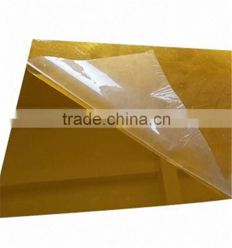 Gold mirror acrylic sheet