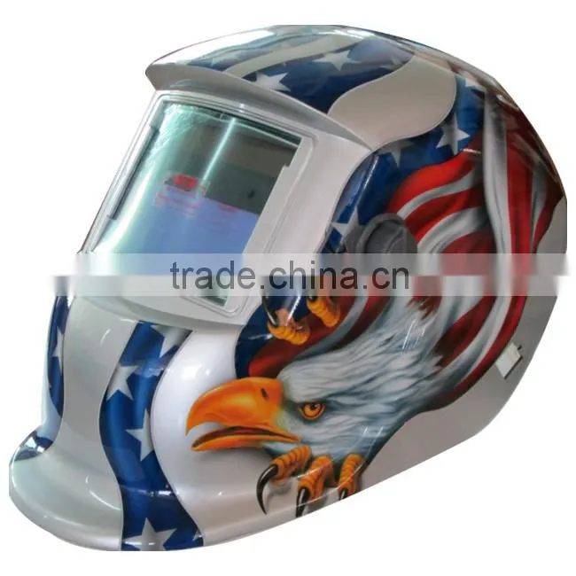 LYG-8520A eagle print 4 color mask welding helmet auto darkening for tig