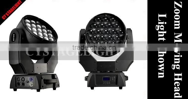 Stage Led Light 19x15W Rgbw Zoom B Eye K10 Moving Head Dj Light