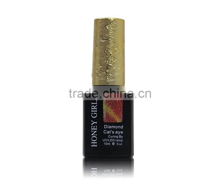 New arrived magnetic diamond cat eye uv gel for nail