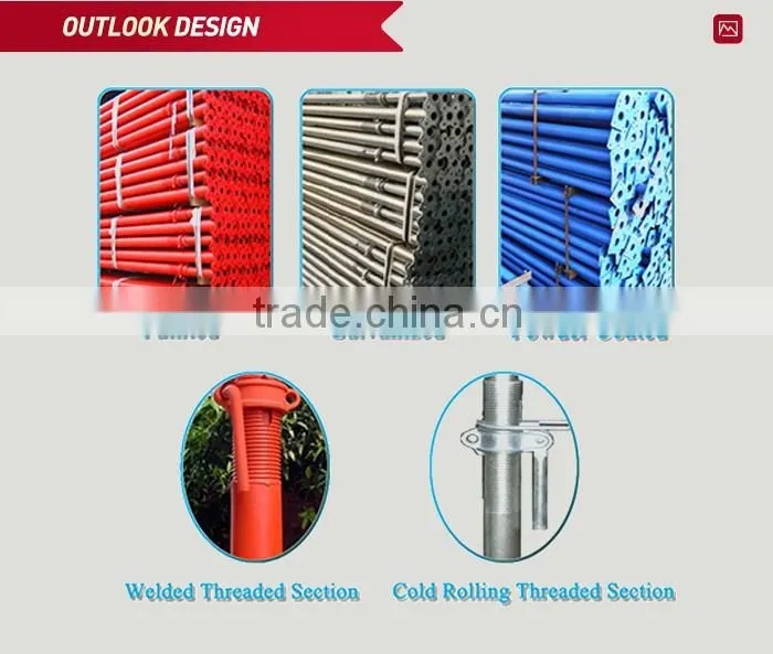 Galvanized construction steel prop and telescopic steel prop made in China