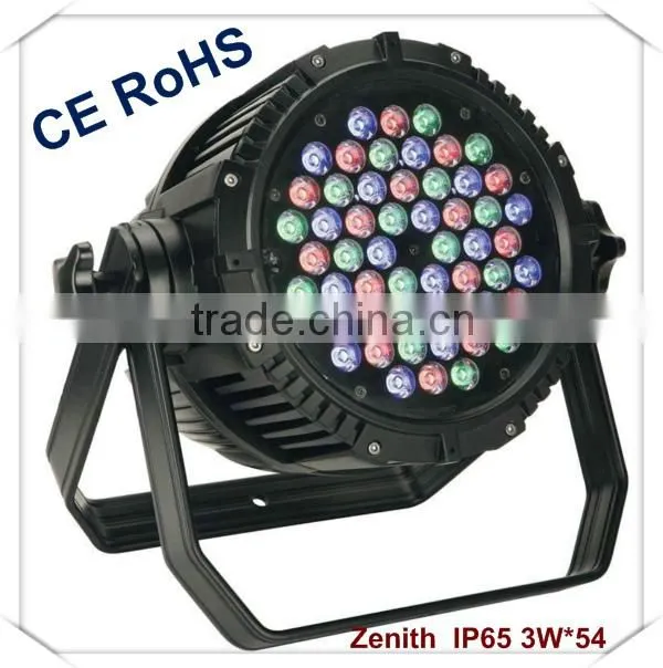 factory direct price professional 54*3w led waterproof par can light price