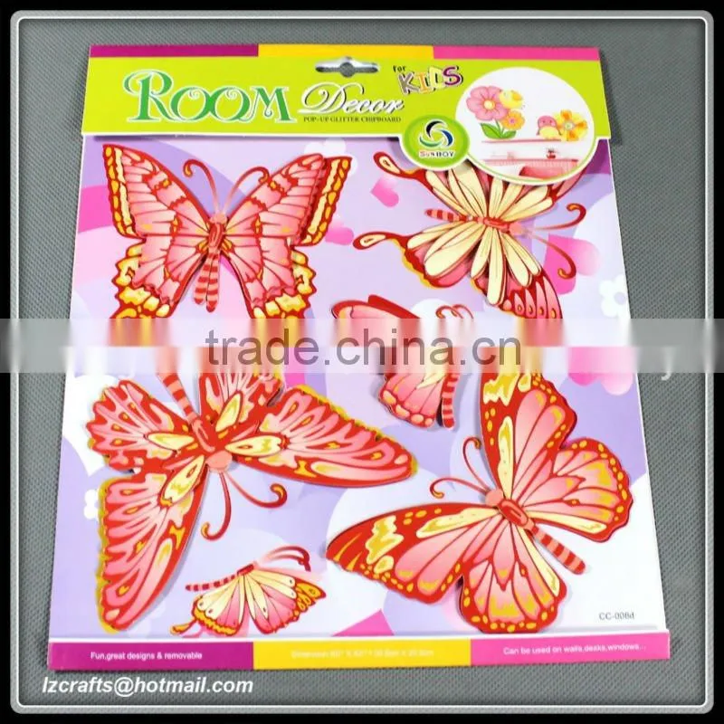 3D Butterfly Sticker