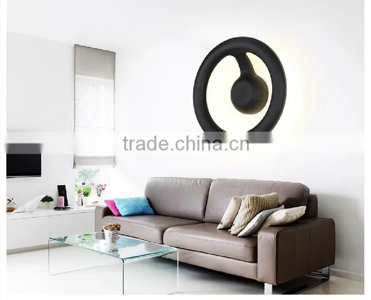 2015 New Arrival SMD5730 Round Wall Light 240V Acrylic Wall Lamps