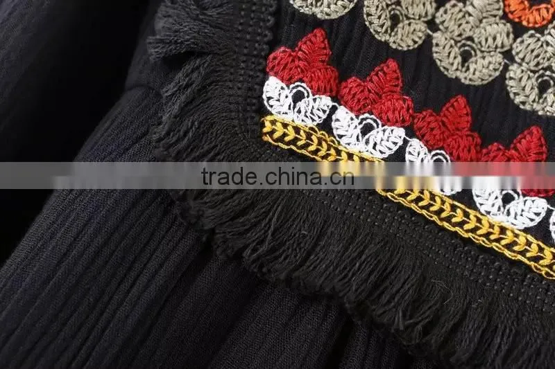 cheap china wholesale clothing embroidery tassel coat