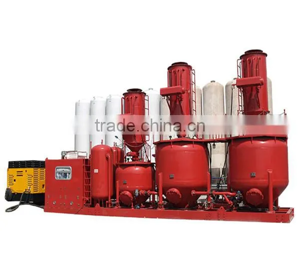 Moveable Cementing Bulk Mixing Skid