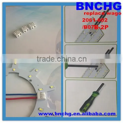 Cheap replace wago 2061-602/998-404 Female Gender lamp pcb connectors wago 2061 series 6.0mm