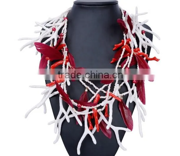 European Style Exaggerate Antlers Handmade Choker Necklace