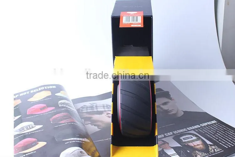 China new innovative tire shape portable wireless bluetooth speaker