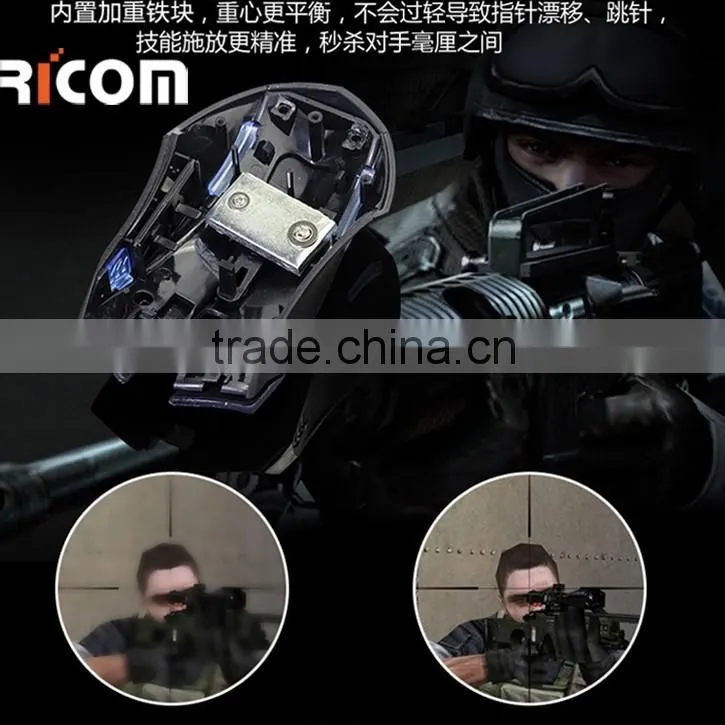 Ricom the most popular wired mouse,best cool design gaming mouse,new model gaming mouse--GM09--Shenzhen Ricom
