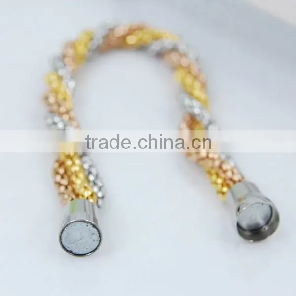 Stainless steel mesh chain bracelet