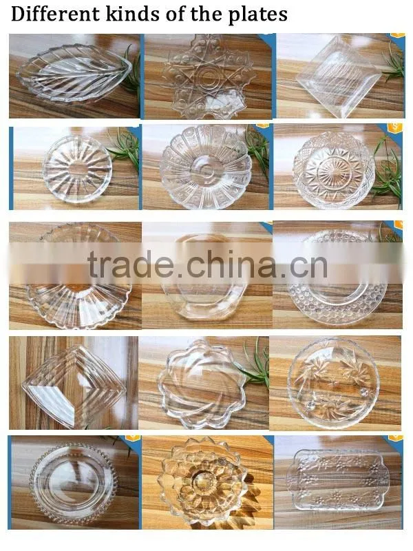 Wedding used wholesale glass beaded charger plate