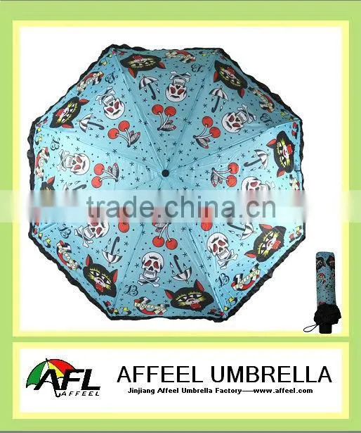 21"x8k folding umbrella dress