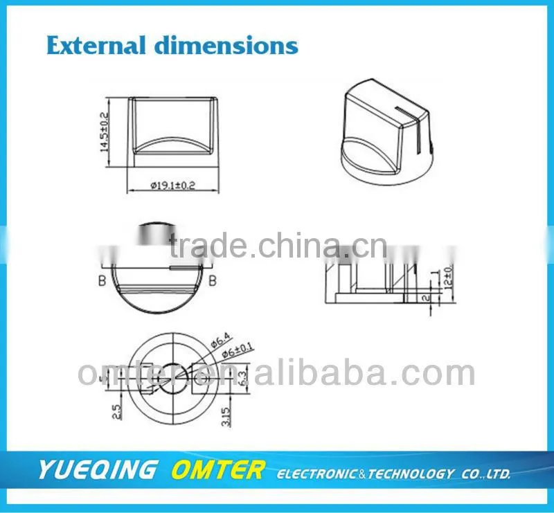 potentiometer knob