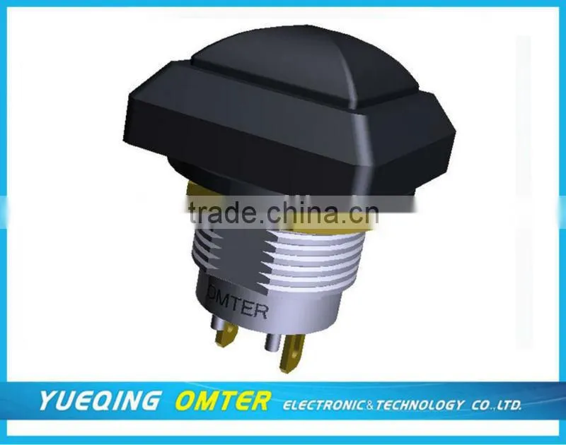 9206 250V 12mm metal push button switch