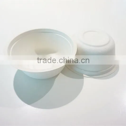 Disposable 350ml Bagasse Sugarcane Biodegradable Bowl