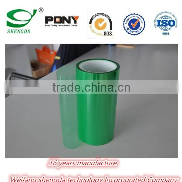 Silicone coated polyester film & pet release liners
