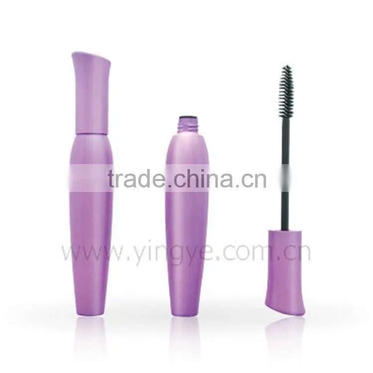 Light purple unique shape cosmetic bottle