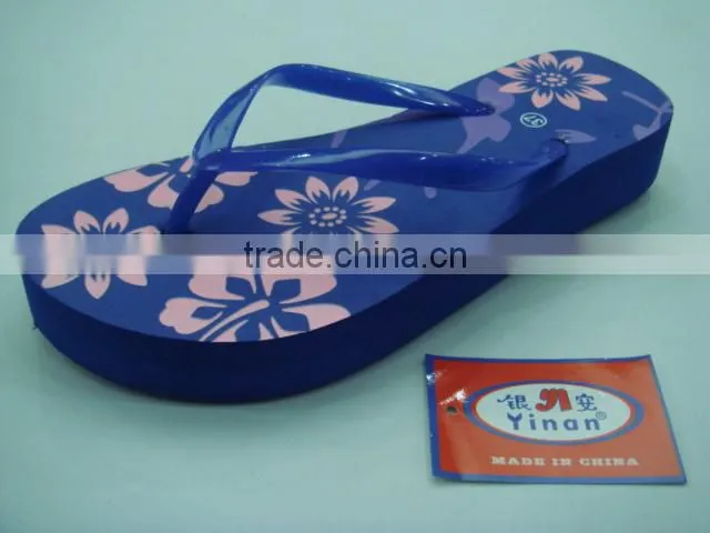 663 LOULUEN Custom EVA Slipper Women Wedge Heel Slippers High Heel Slippers
