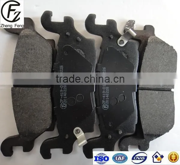 ZF china brake pads factory ,Non-asbestos Cheap brake pad manufacturers D1120 15240812 for Hummer rear car brake pad