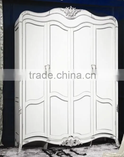 New Classical American type bedroom set Bed Bedside table Wardrobe Dressing table Commode