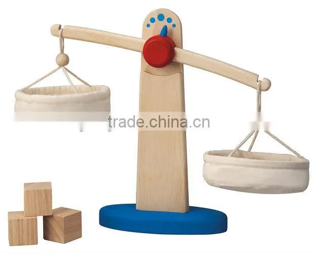 Children wooden toy balance game