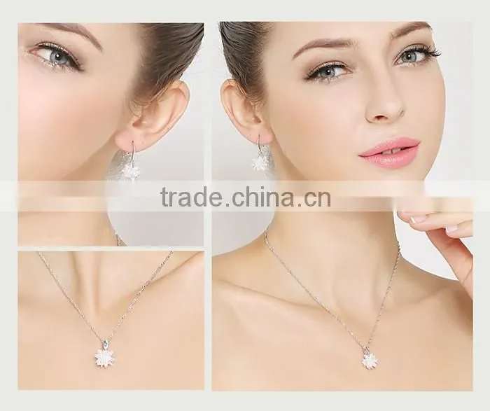 yellow cz earrings marquise stones simple women earrings in silver