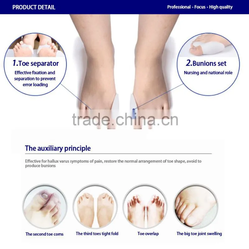 Hallux Valgus Bunion Toe Separator Valgus ,toe corrector with wholesale price