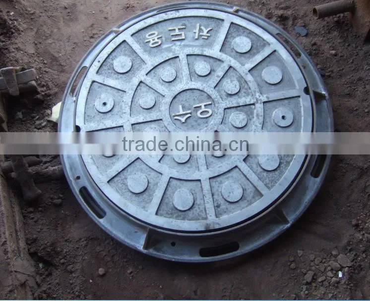 ductile foundry cast iron manhole covers with frames