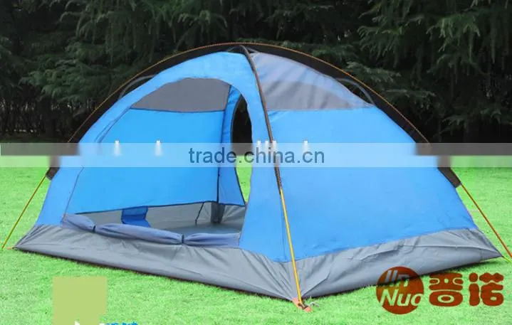2 Person Double Layers Aluminum Pole Camping Tent