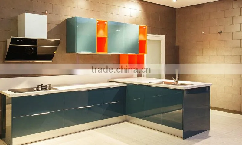kitchen furniture cabinet door mdf powder coating