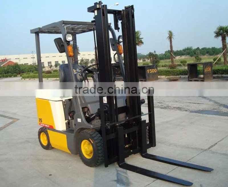 Electric Battery Forklift Truck 1.5 Ton TCM Quality