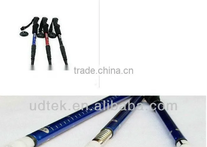 Brand New KABUDA Four Straight Shank Alpenstocks Aluminum Alloy Straight Alpenstock UDTEK01504