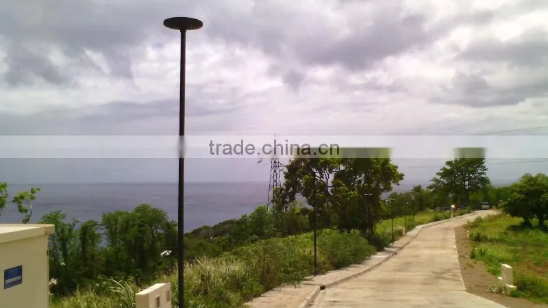 solar pole light with sensor,solar pole led sensor light export from China