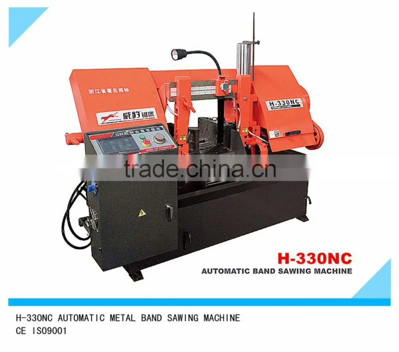 automatic metal cutting machine H-330NC metal cutter band saw