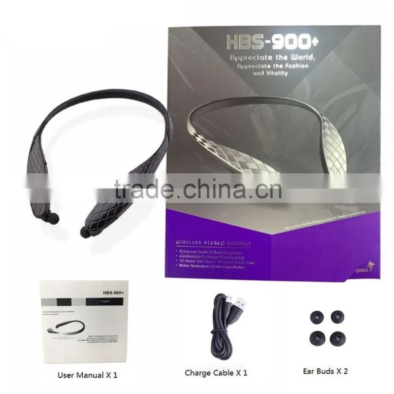Headset with Mic Stereo Neckband Hand-free Wireless Sports Earphone
