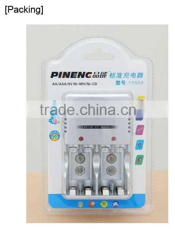 Universal Fast Charger for AA/AAA/9V Rechargeable battery (PN-882)