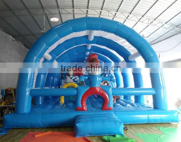 commercial cartoon inflatable slide